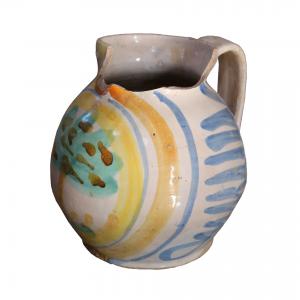 Antica brocca in maiolica. Epoca XVII sec.
